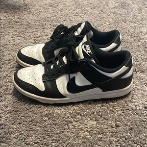 Nike Dunks Black and White Sneakers